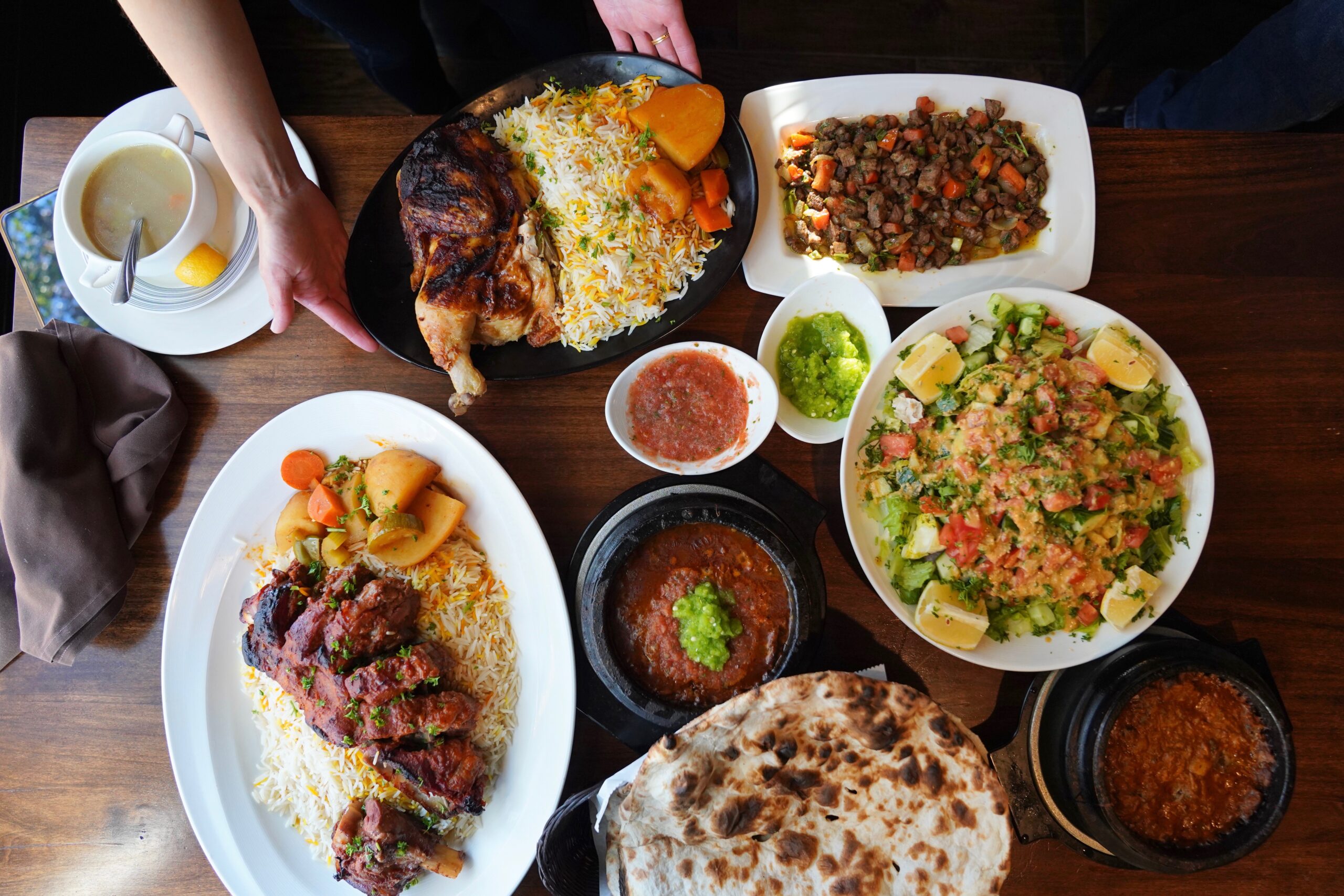 Sheeba customers receive large portions. PHOTO: Catherine Sareini