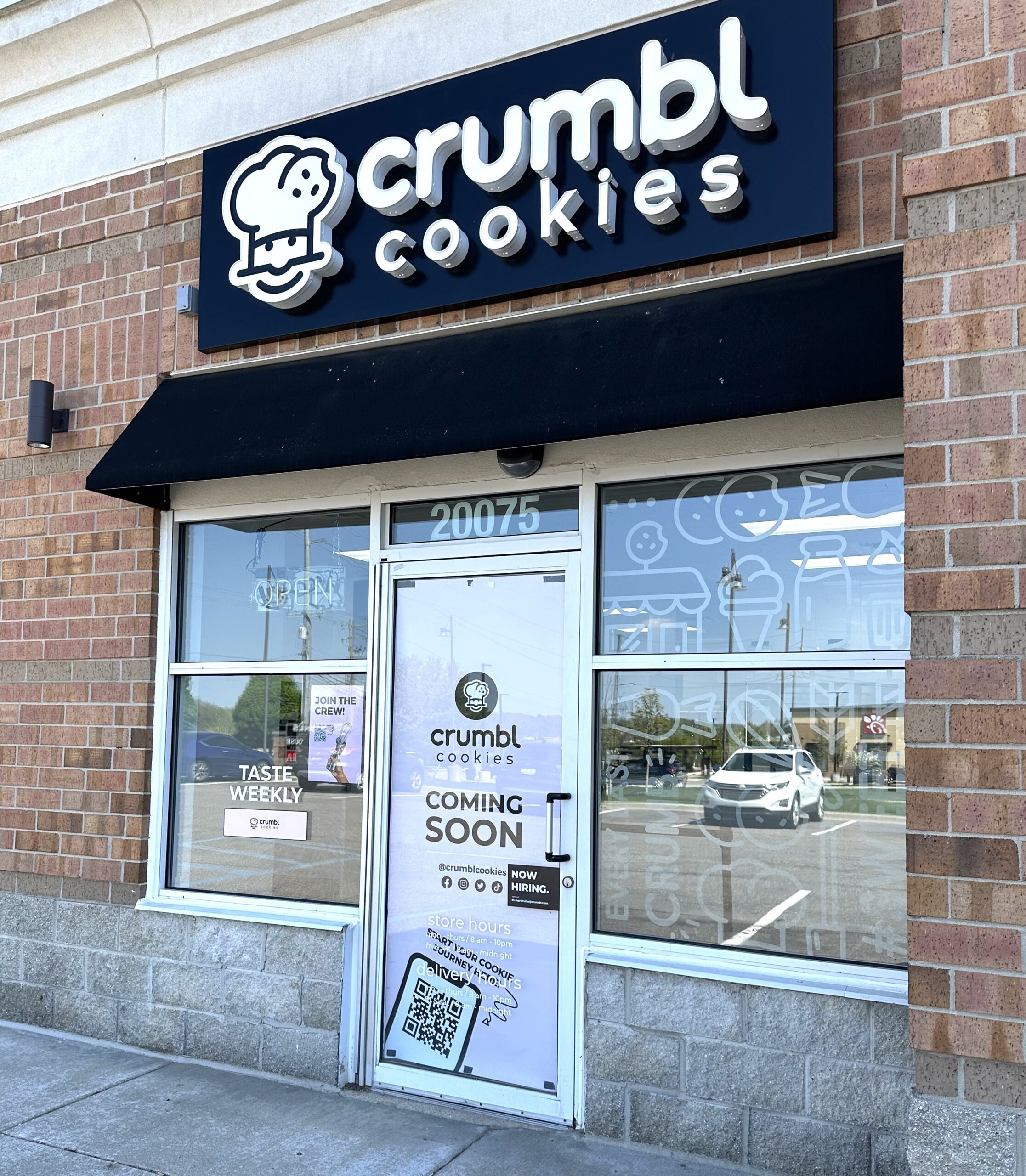 The new Crumbl Cookies is located at 20075 Haggerty Road in Northville.