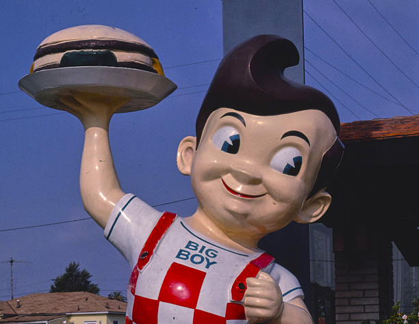 Targa Metallica Vintage Bob's Big Boy - Cartello In Latta 63,5x38,7 Cm Per Cucina, Garage O Man Cave