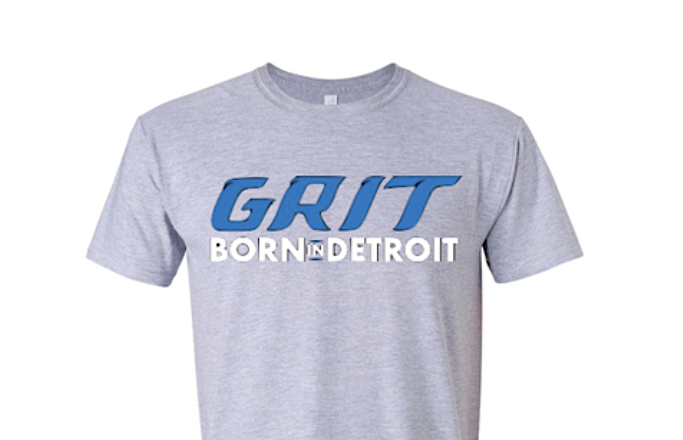 This Born In Detroit GRIT T-shirt is now available for purchase on the Born In Detroit website.
