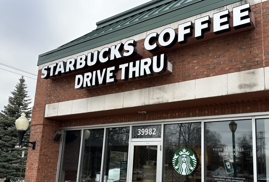 A Starbucks Coffee shop (like this one located on Ford Road in Canton) could be coming to Ann Arbor Road in Plymouth Township.