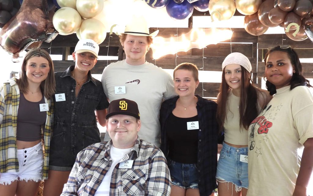 Pictured are seven Shedneck Foundation "Warriors" -- local teenagers who were diagnosed with cancer in the prime of their lives.