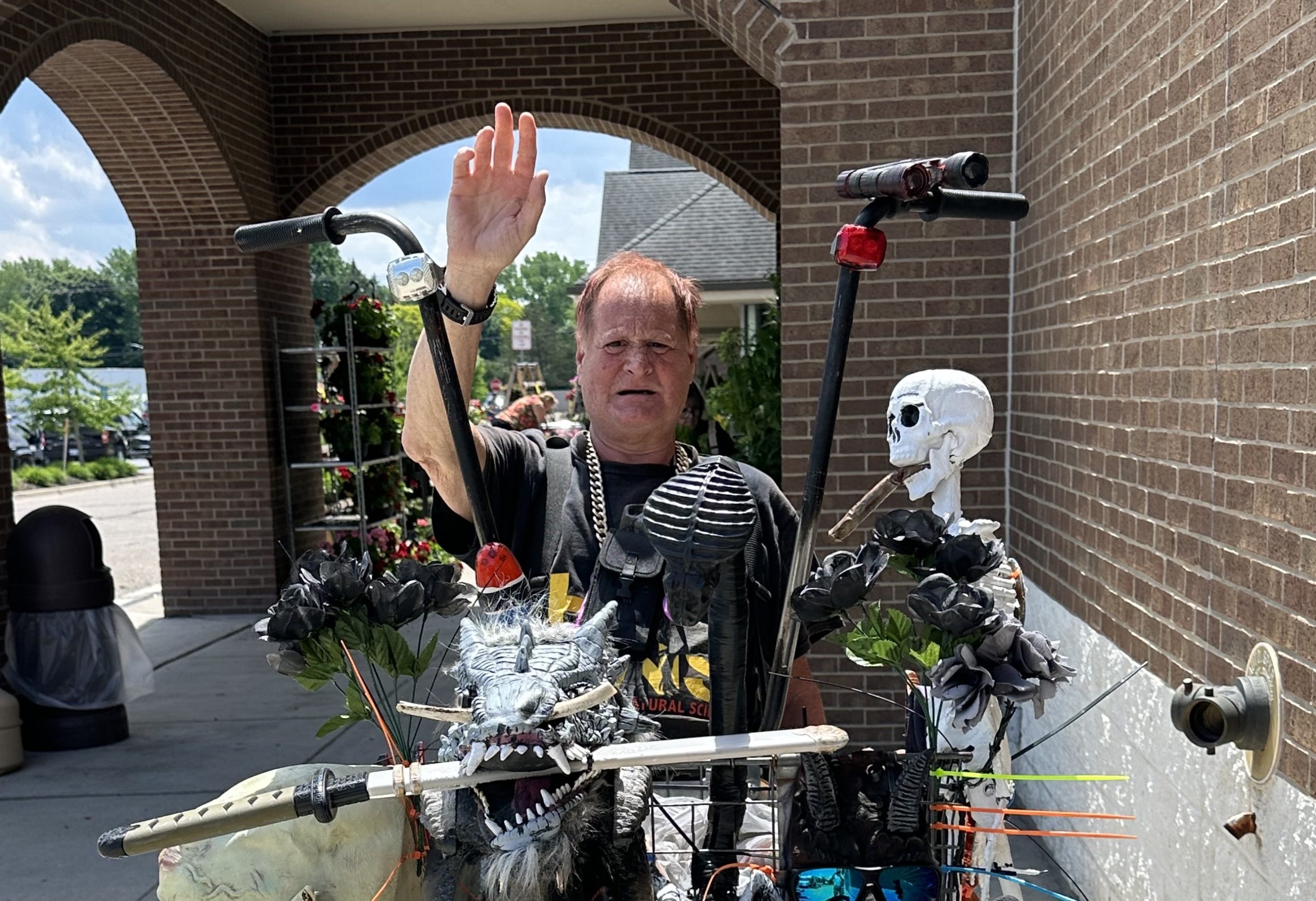 Dennis2 - Social House News Dennis Balcom is a fixture at the Plymouth Kroger where he stops to pick up a few groceries and mingle with the friends he has met there