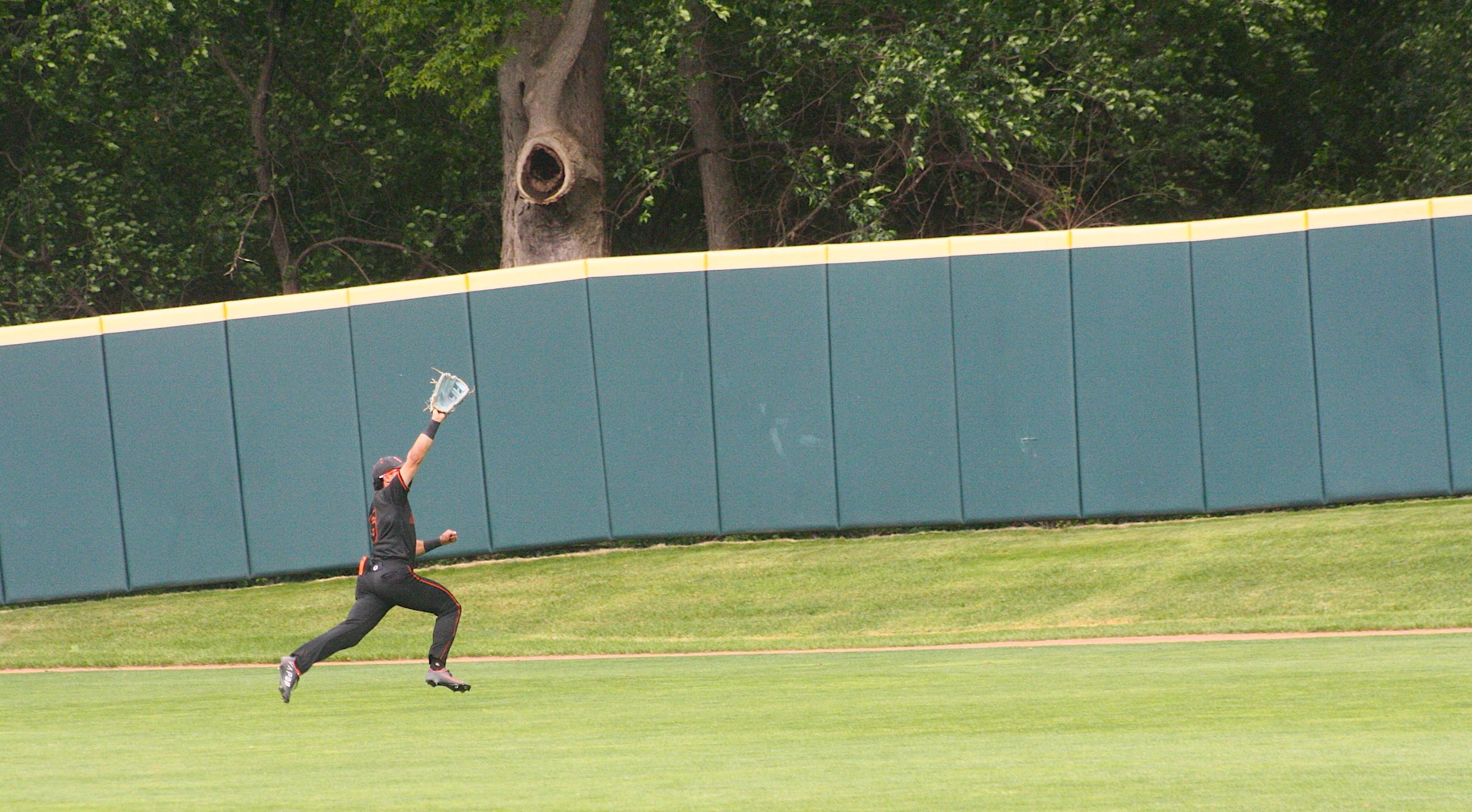 BoB8 - Social House News Dante' Nori chases down a fly ball in center field