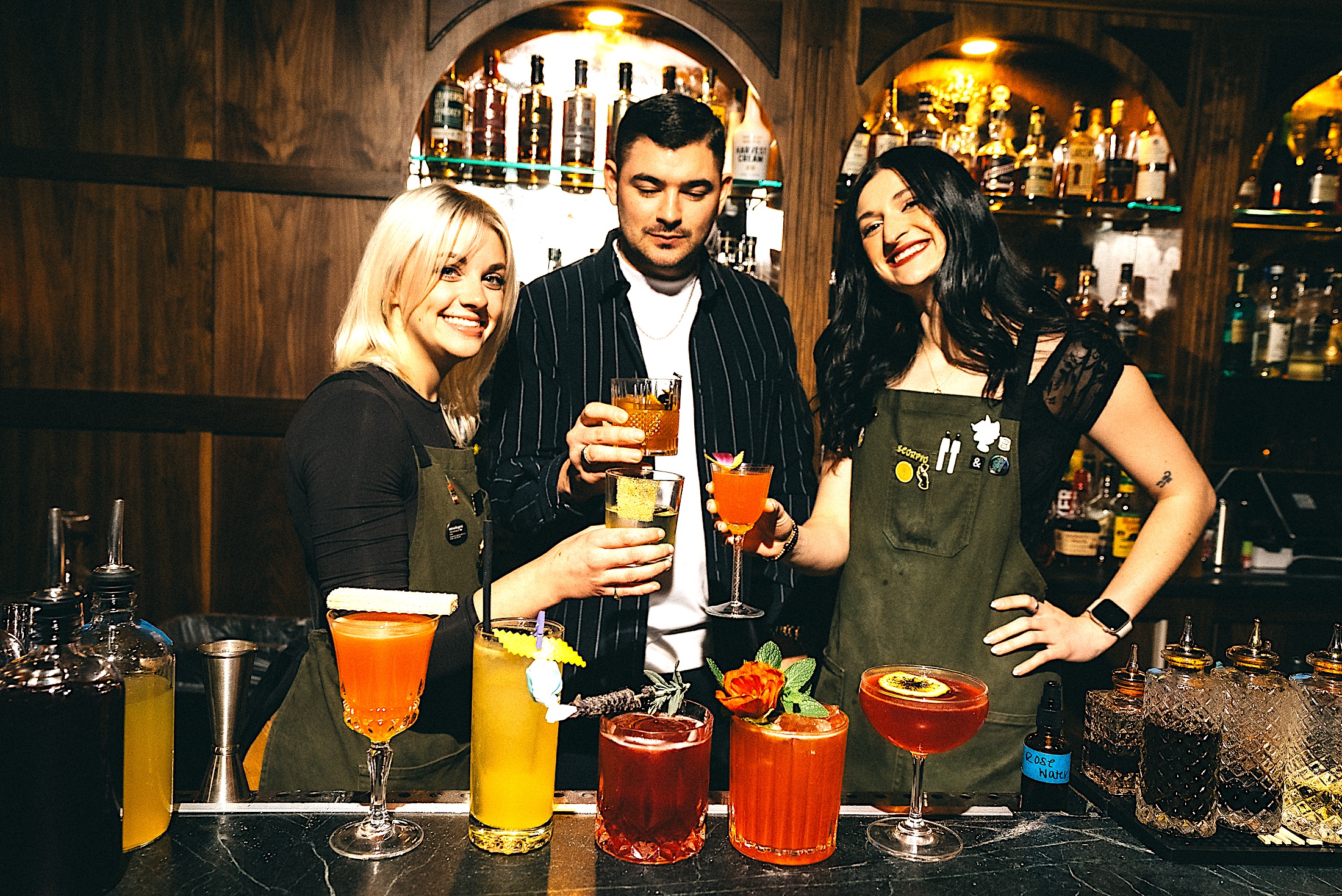 EastmanStaff - Social House News The Eastman Cocktail Bar staff share a toast to the esteemed Top 10 award