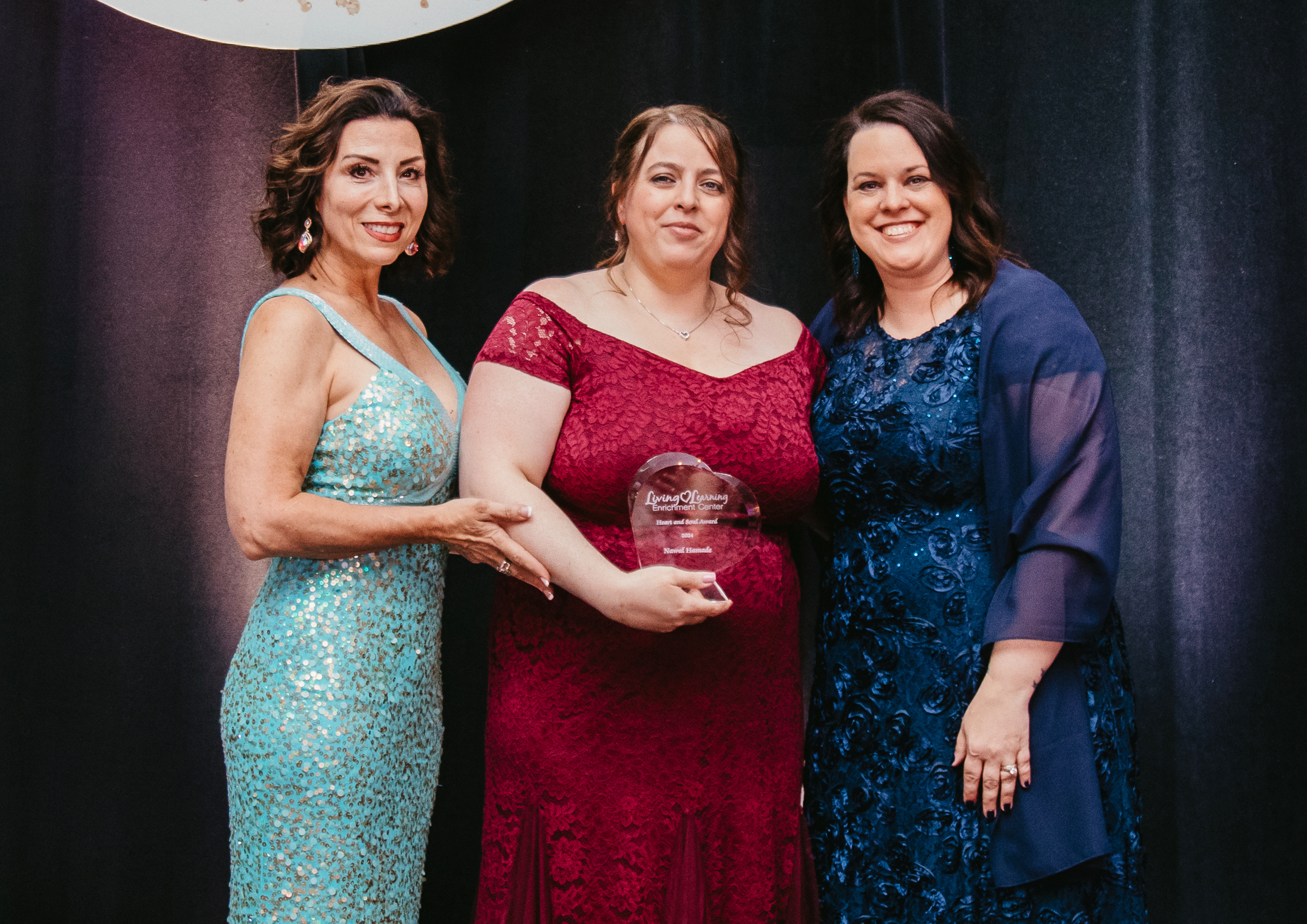 HopesDreams4 - Social House News Nawal Hamade of Westland received the The Heart and Soul Award. Pictured (left to right): Rachelle Vartanian, Nawal Hamade, Pamela Travis PHOTO BY KIMBERLEY SOLAK PHOTOGRAPHY
