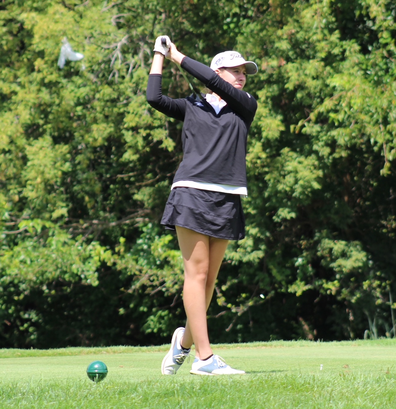 KaylaSteinhauer - Social House News Kayla Steinhauer rips a perfect drive PHOTO BY DELANEY NIEMIEC