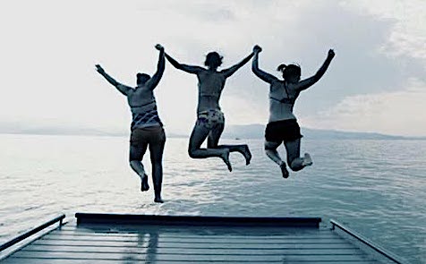 A trio of friends take the Polar Plunge to help raise money for Special Olympics Michigan athletes.