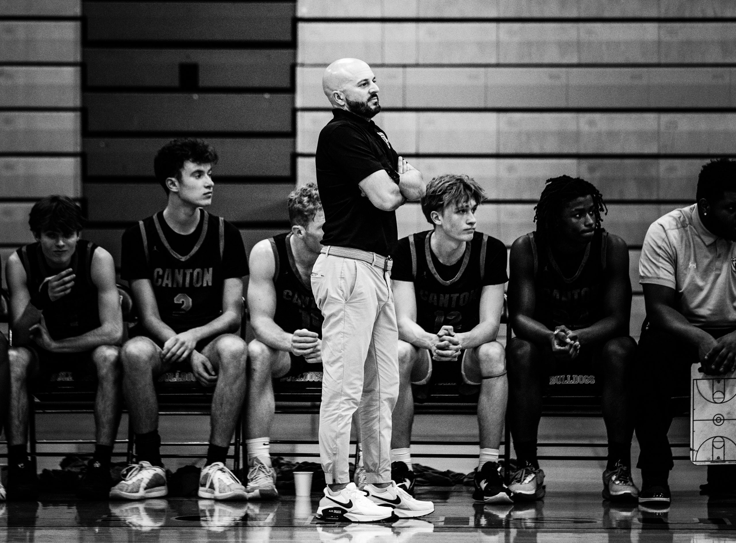 Reddy1 - Social House News Jimmy Reddy coaching a game during his final season at Canton PHOTO BY COOPER SCHWARTZ