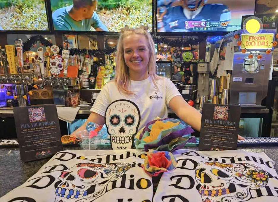 Malena Skorpen is pictured working on Cinco de Mayo in 2024