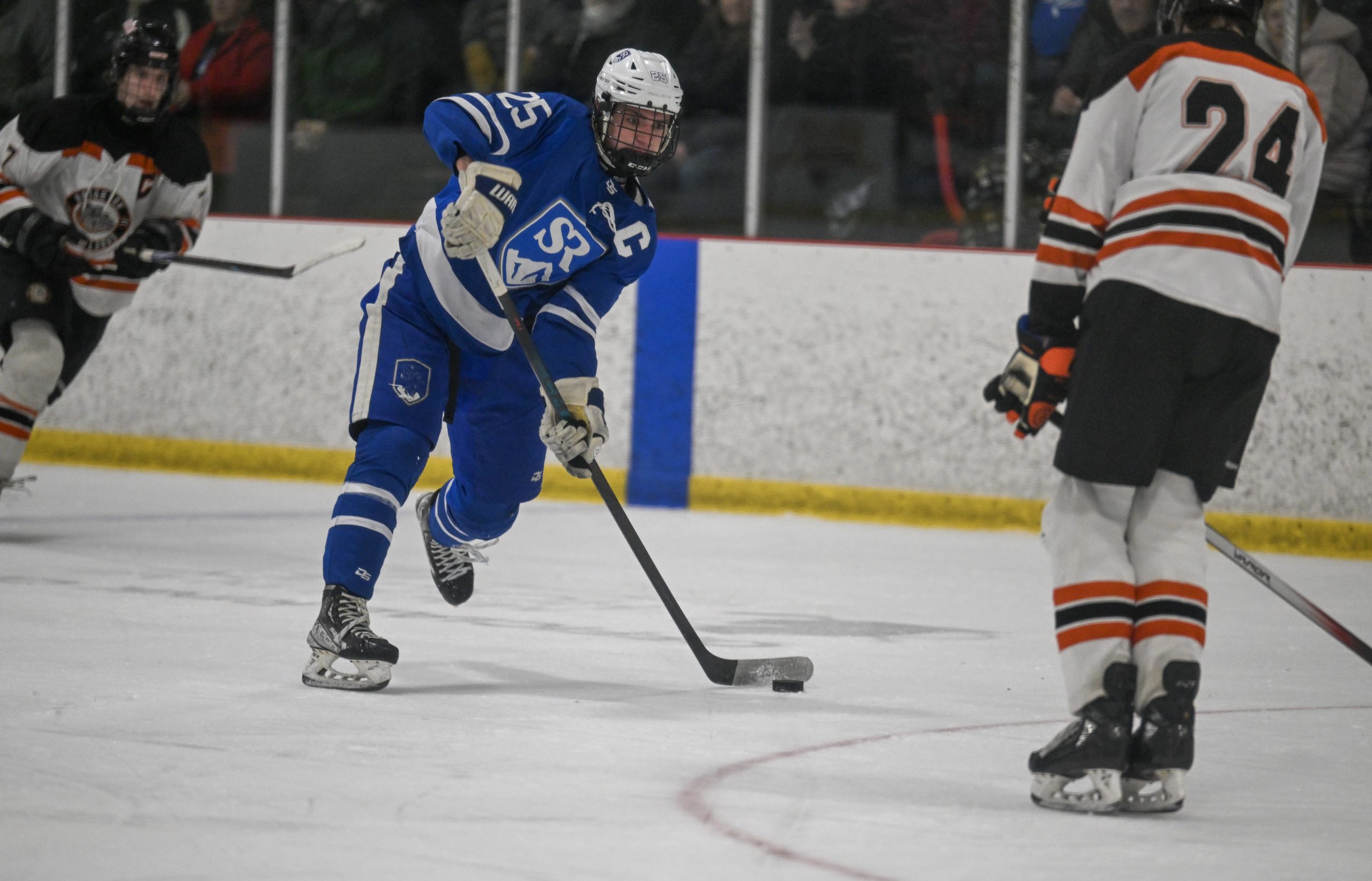 Nolan Kaminski fires a shot PHOTO BY DANIELLE FRALEY