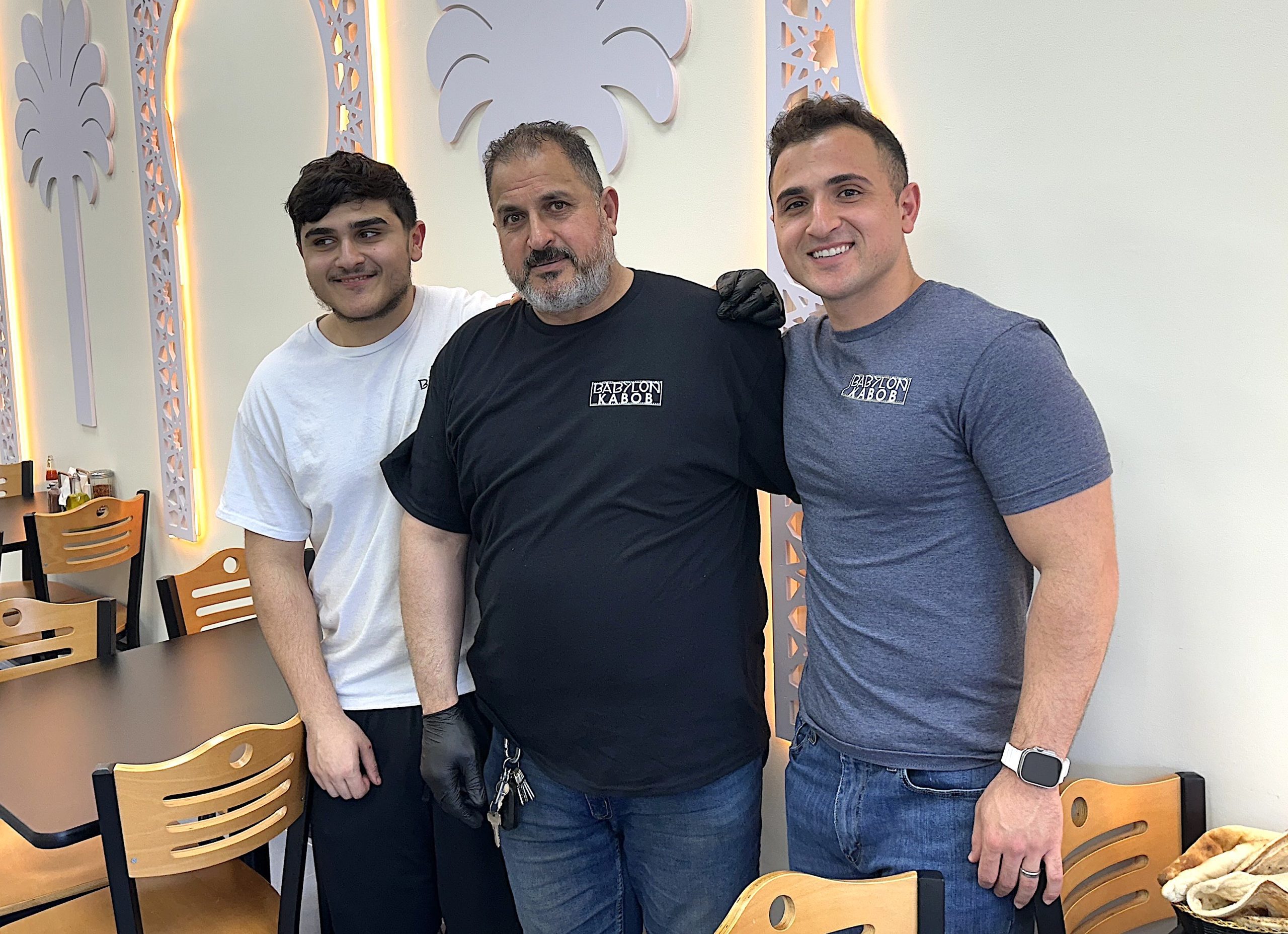 Babylon8 - Social House News Mohammed Alshara is pictured with sons Thergam and Haidar