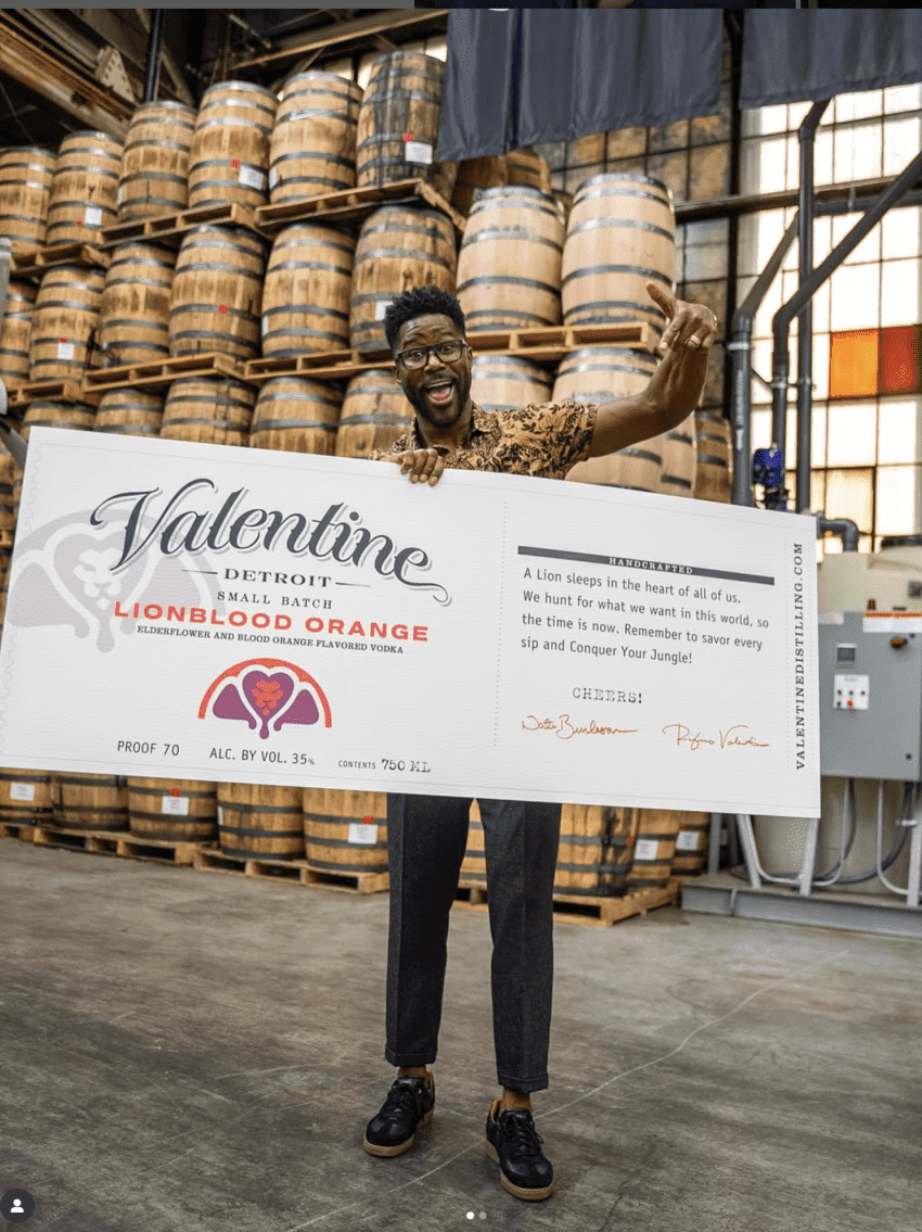 Screen Shot 2025-06-16 at 30347 PM - Social House News Nate Burleson rejoices during the launch of Valentine LionBlood Vodka
