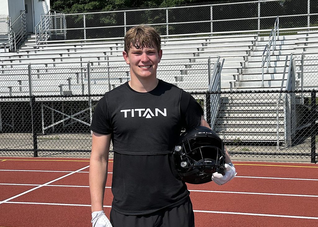 Plymouth senior-to-be Max Hornbacher is a huge contributor on both sides of the line of scrimmage for the Wildcats.