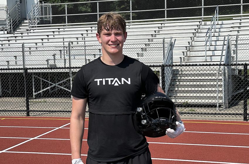 Plymouth senior-to-be Max Hornbacher is a huge contributor on both sides of the line of scrimmage for the Wildcats.