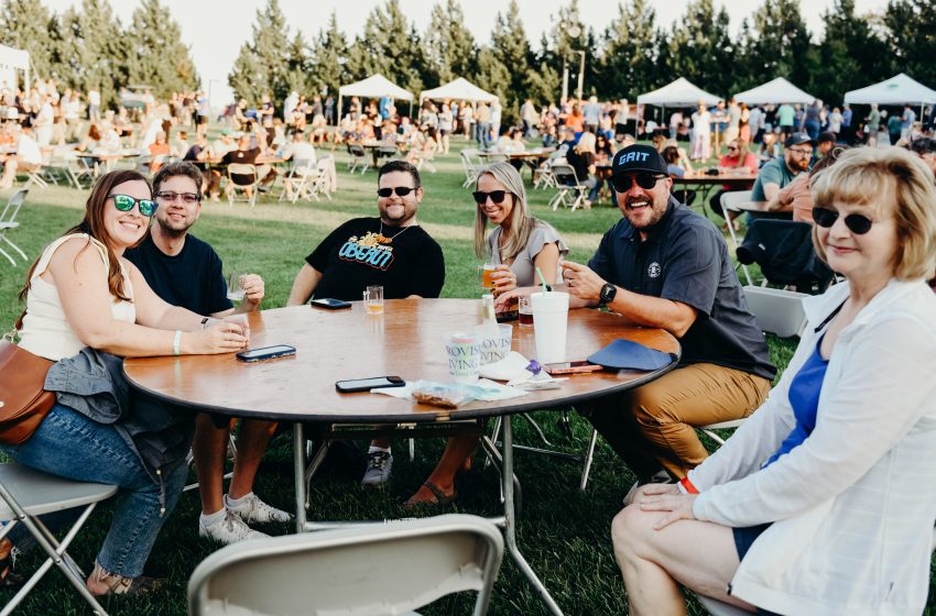 A scene from a previous Beers, Brats, and Bands event at Heritage Park.