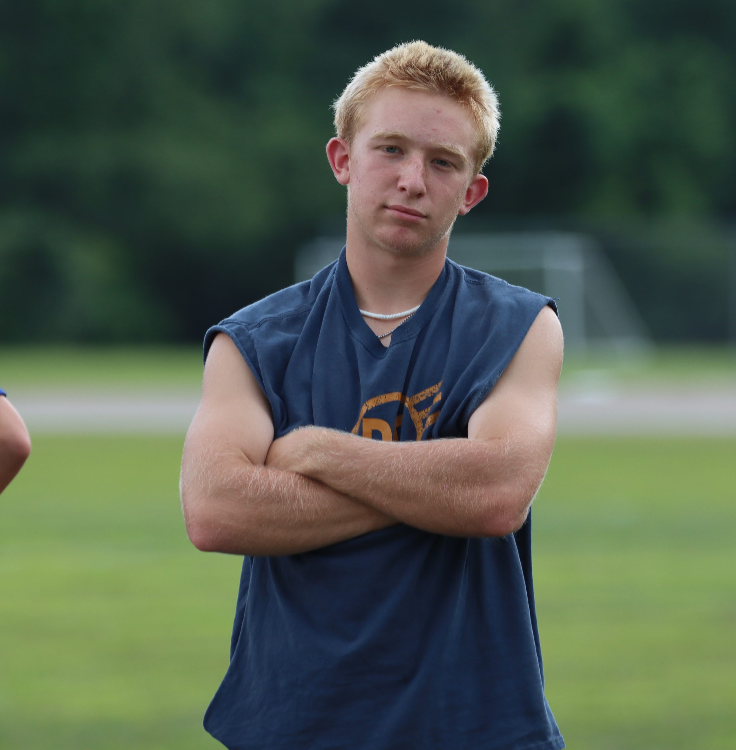 PCAtryoutsBrockBushey - Social House News Freshman soccer player Brock Bushey PHOTO BY MICHAEL COSTELLO