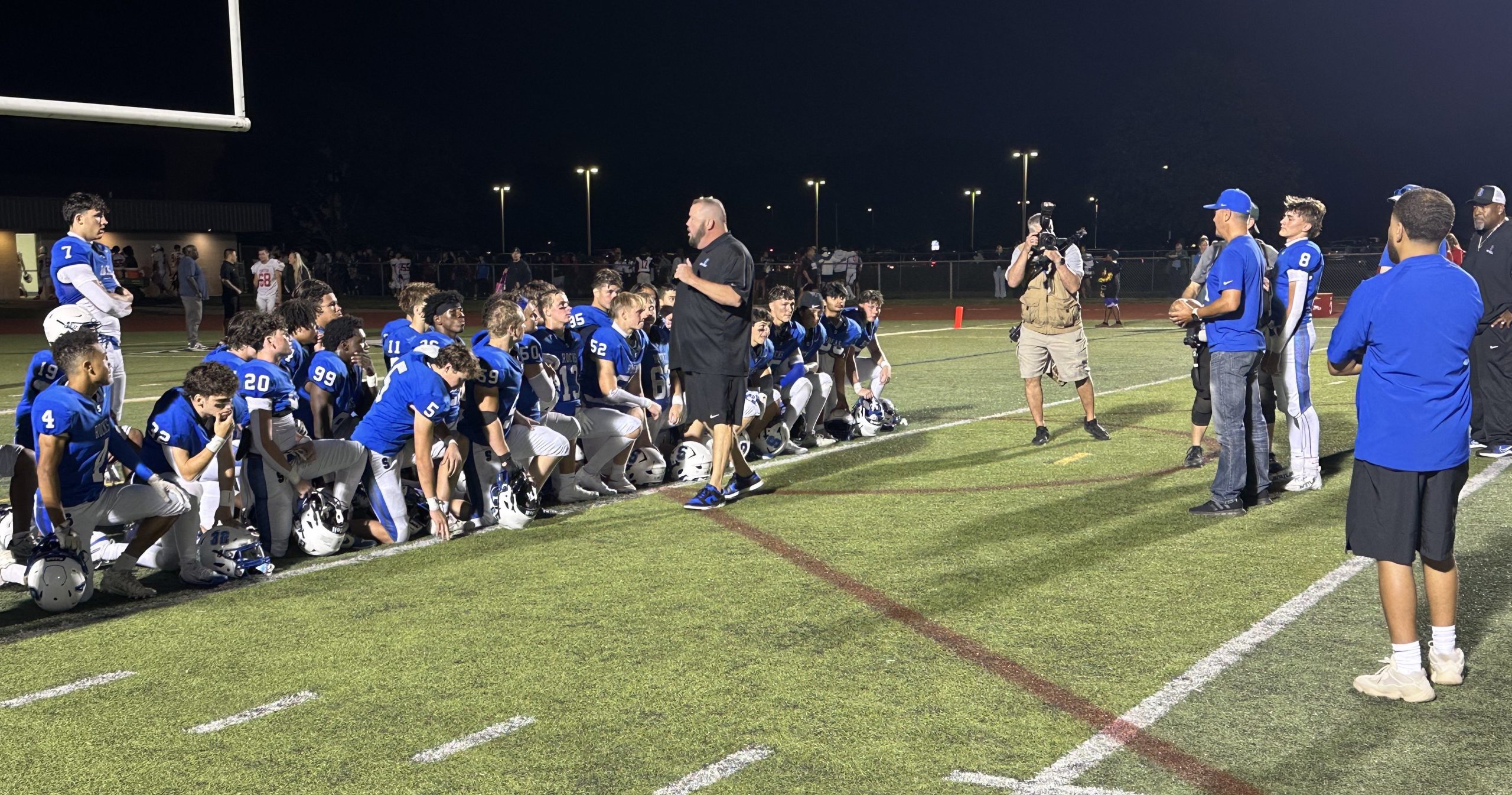 RocksCruise6 - Social House News Salem Head Coach Landon Garrett dedicated part of his postgame speech to Rock parent Greg Ladley who has been battling an aggressive form of cancer since 2024
