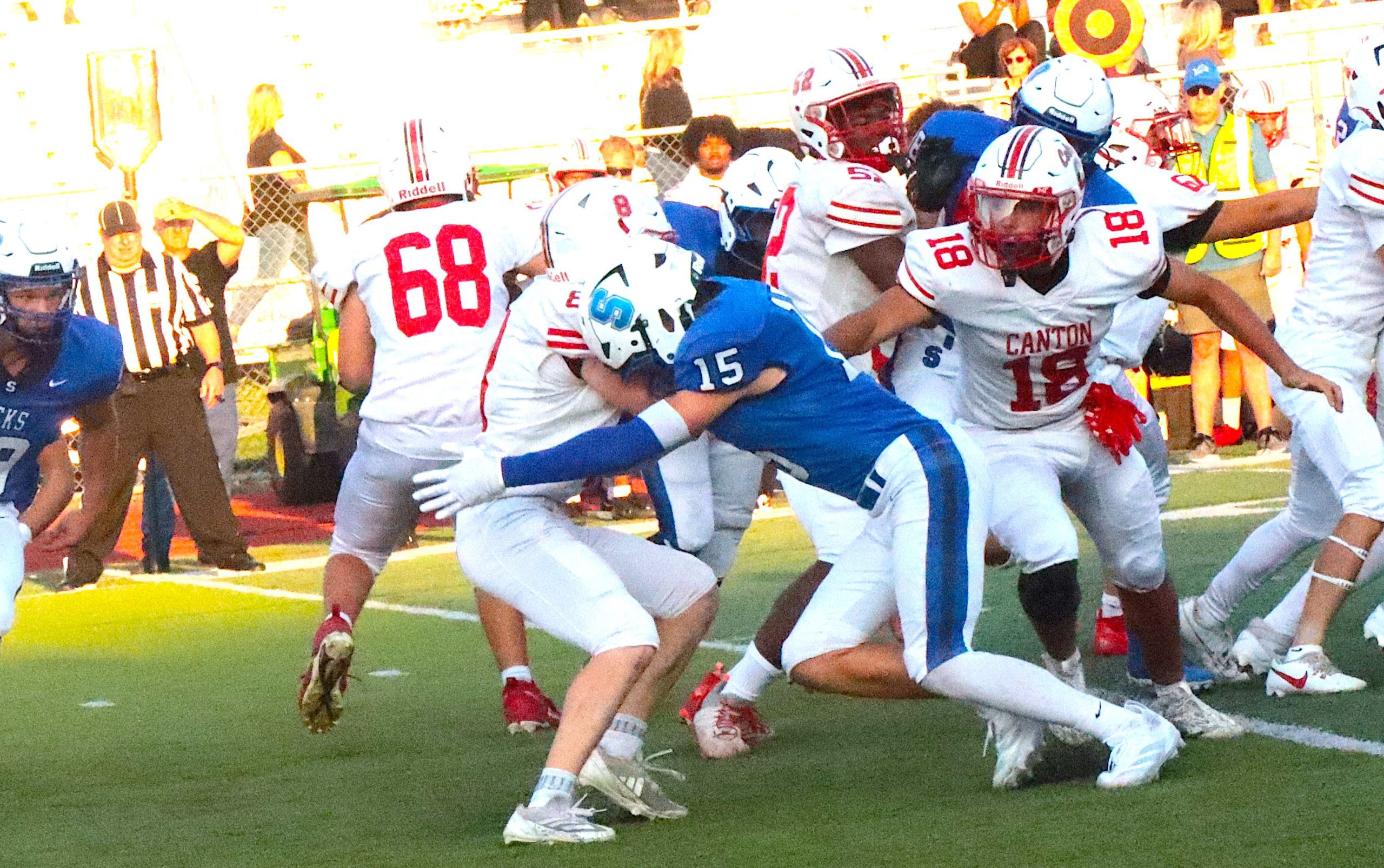 ROCK RENAISSANCE: Salem crushes rival Cobras, 61-6