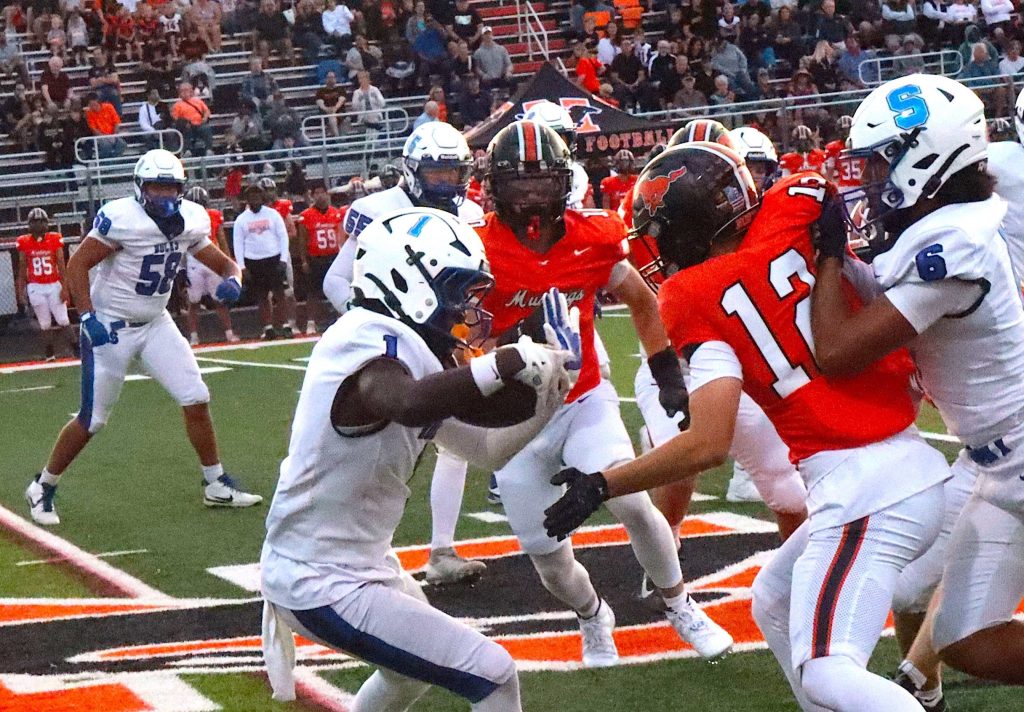 Northville defeated Salem, 37-23, last month to pick up valuable playoff points.