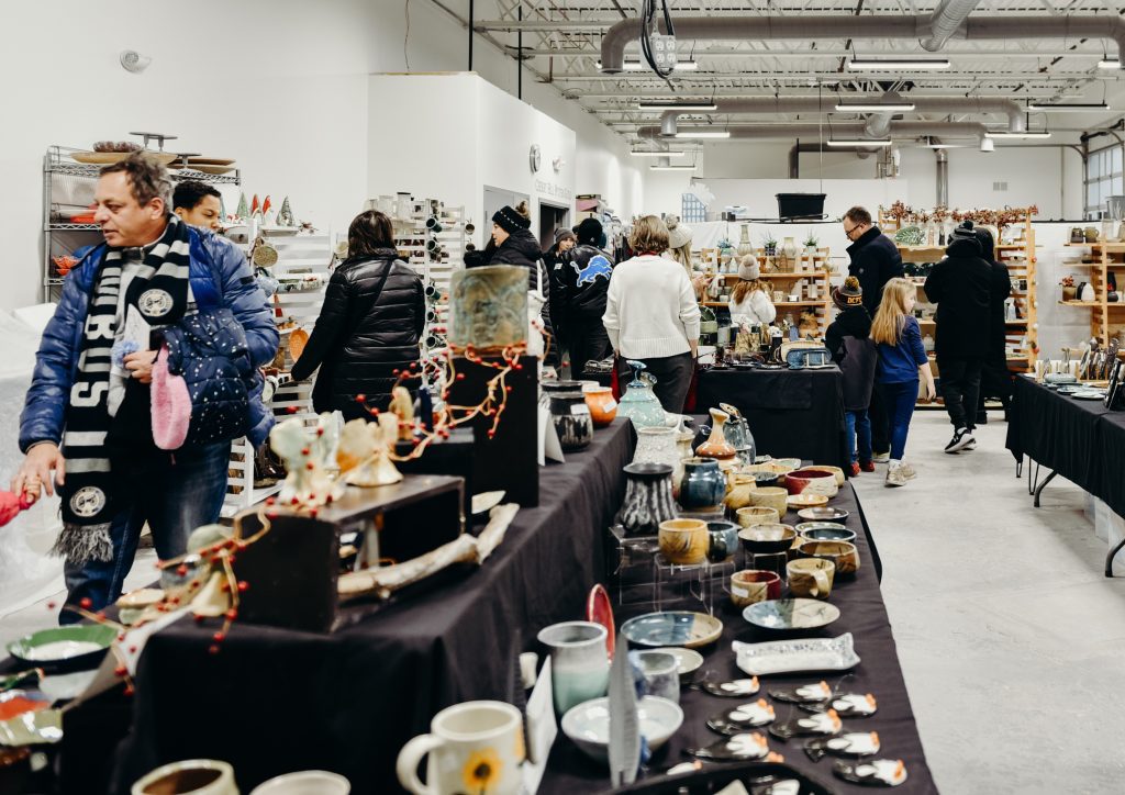 A scene from the 2024 Christmas in the Village event.