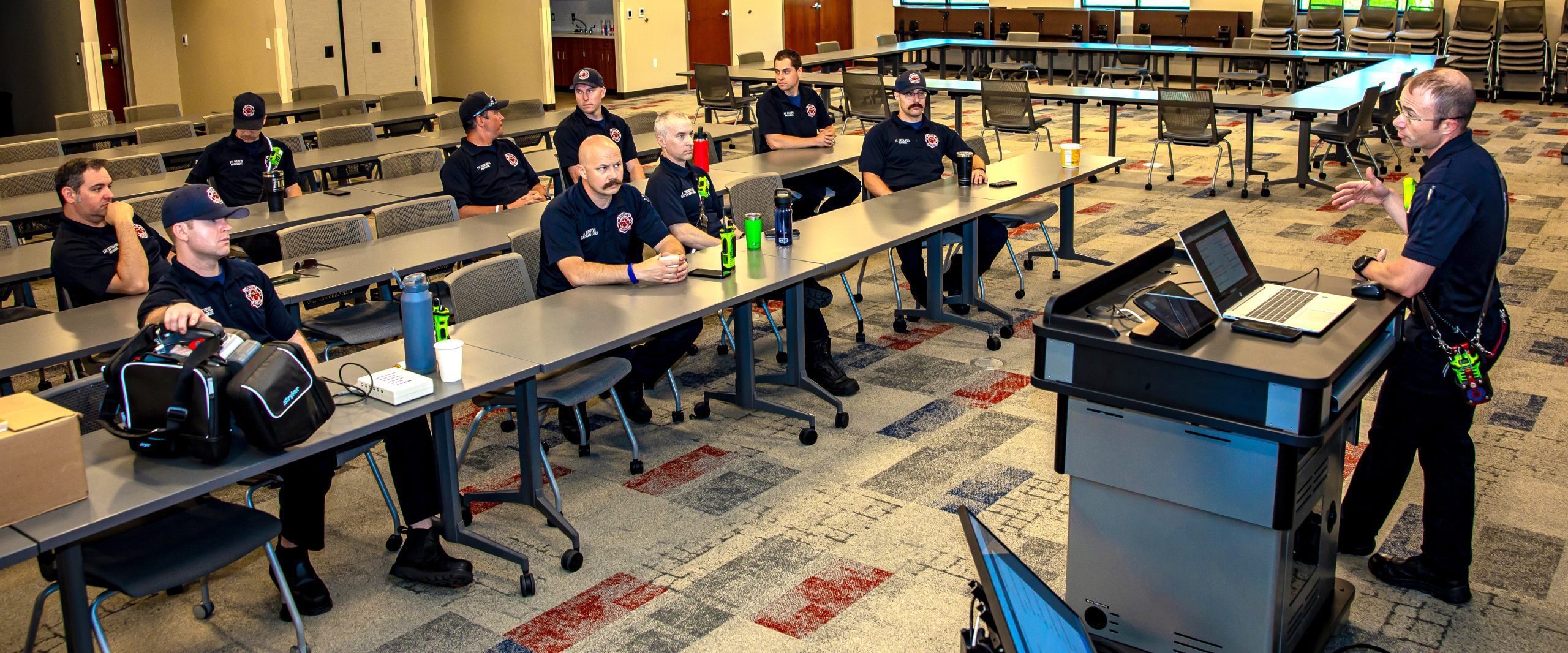 EMS Will Caruso leads a Fire Department training session 1N9A7084 - Social House News