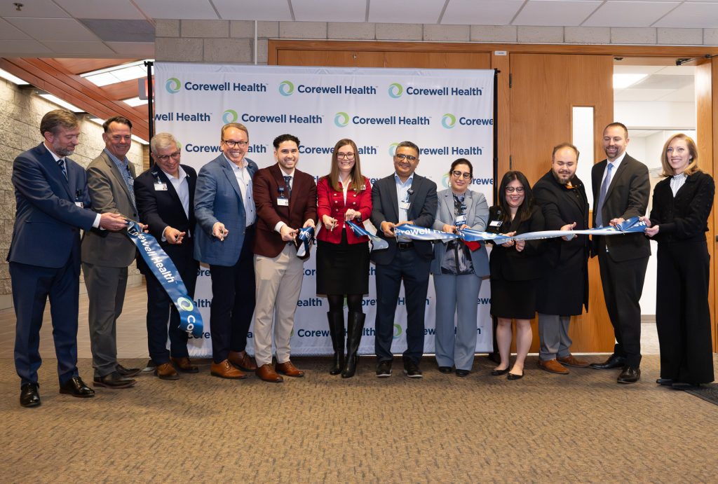The ribbon is cut on Corewell Health's new Behavioral Health facility in Dearborn.