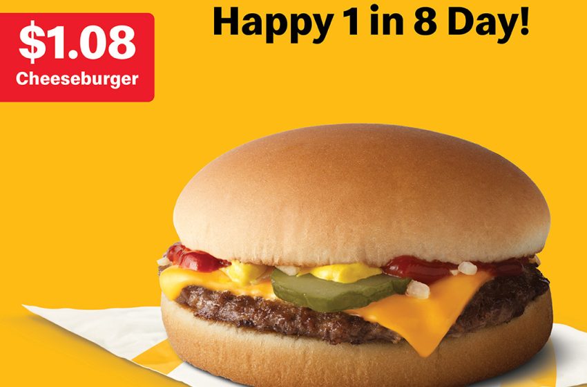  Enjoy a McDonald’s cheeseburger for just $1.08. Here’s how