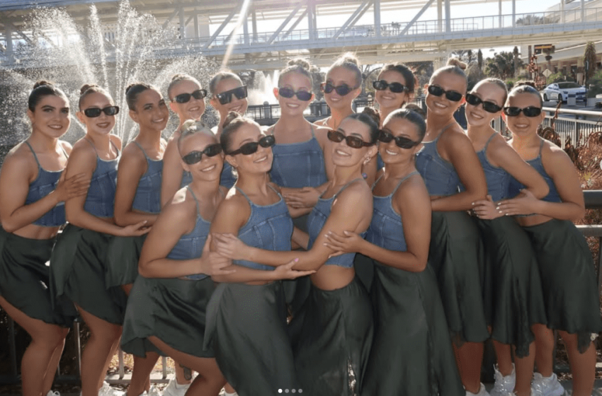 Members of the PCEP Varsity Dance Team are pictured during their recent trip to Orlando, where they captured their third straight National Championship.