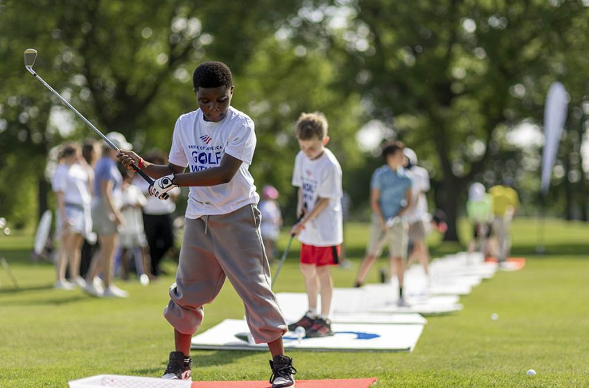  Bank of America’s Golf with Us program par-fect for young golfers