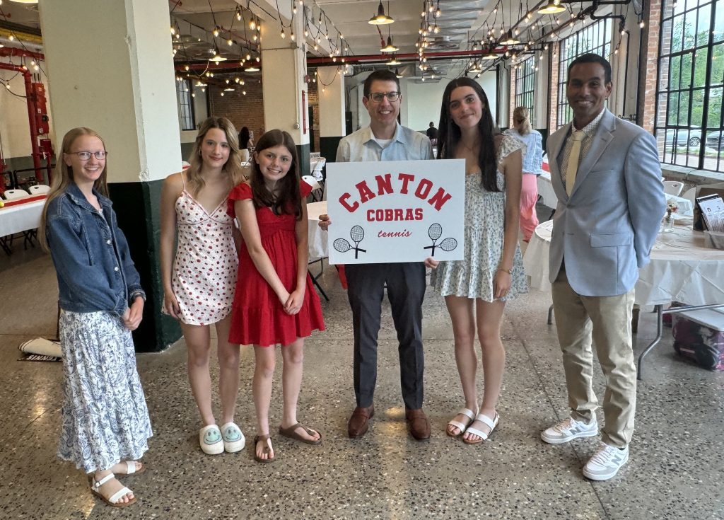 Pictured (from left to right) are Emma Meyers, Silvana Decina, Emily Shanlikian, Eric Younan, Charlotte Andres and Joohan Mahmood.