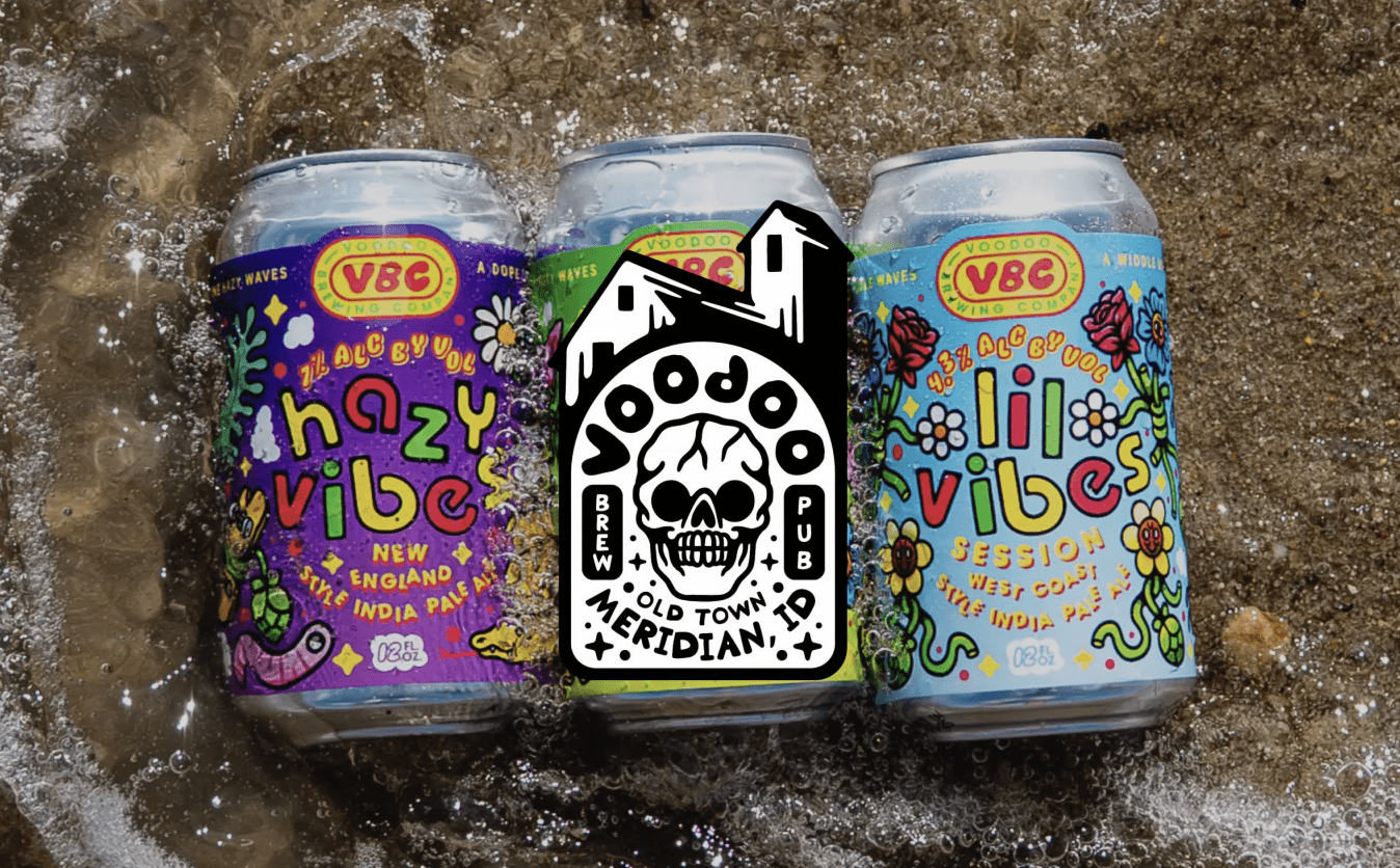 Screen Shot 2026-06-15 at 12816 PM - Social House News Row of three colorful beer cans on a wet rocky surface, with 'Crazy Vibe' and 'Lil Vibes' labels visible.