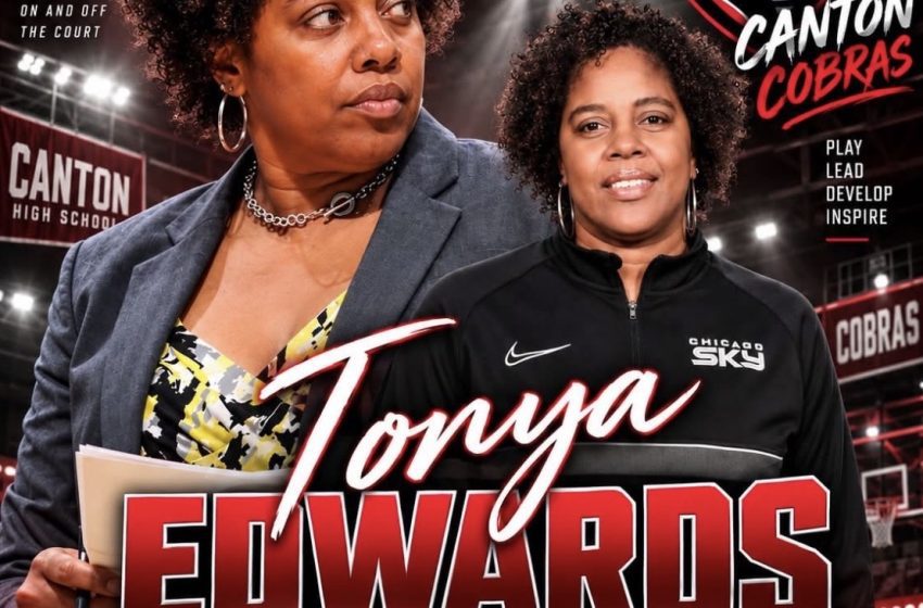  Canton hires former WNBA coach/star Edwards as new hoops coach