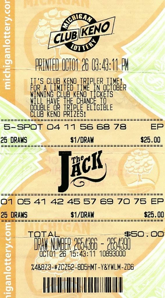 100826-Club-Keno-The-Jack-100126-Draw-270716-Anonymous-Macomb-County - Social House News