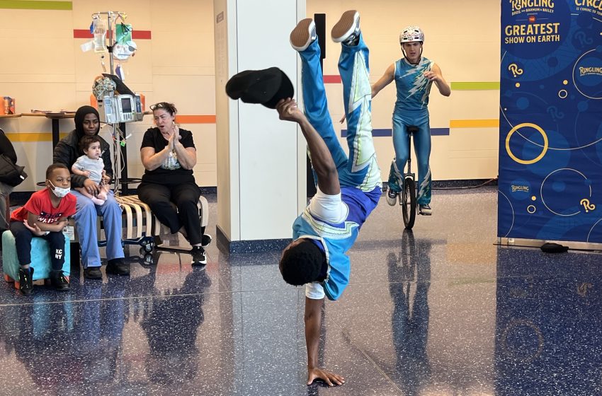  Ringling  Bros. and Barnum & Bailey entertain Children’s Hospital patients